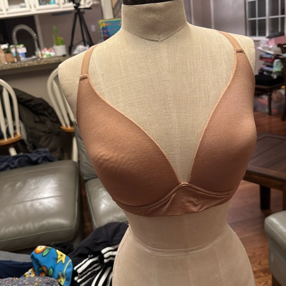 AdoreMe tan racerback wireless women’s bra size 34DD - Picture 1 of 4
